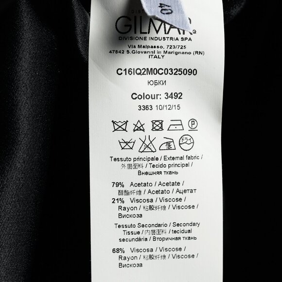 Fausto Puglisi Orange & Black Velvet Appliqué Circle Skirt - Picture 9 of 10